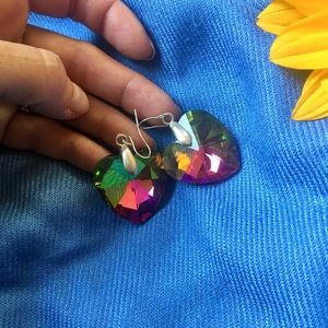 Sparkly Heart Earrings